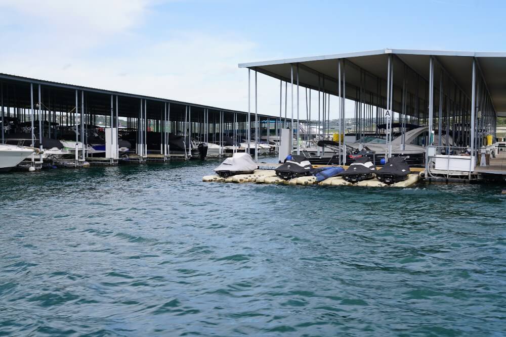 VIP Marina Lake Travis boat slips